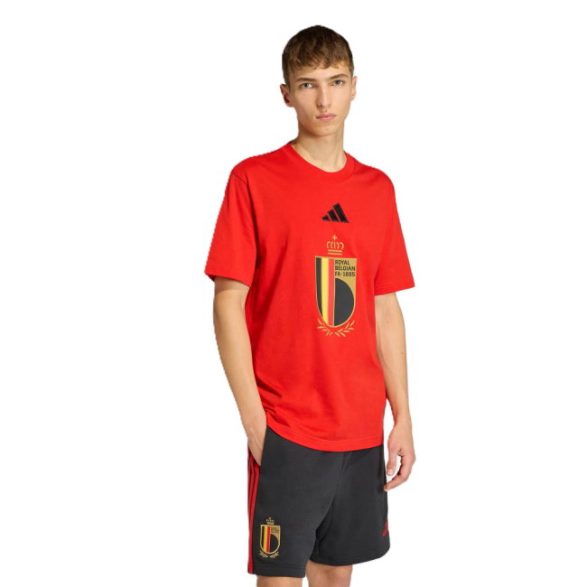 2026-2027 Belgium DNA Graphic Tee (Red) (Your Name)-SoccerKits Hub | Buy Soccer Jerseys Online